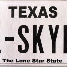 Texas Vanity License Plate (1-SKYE) Texas Vanity License Plate (1-SKYE)