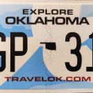 2018 Oklahoma License Plate (CGP 312)