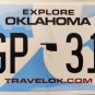 2018 Oklahoma License Plate (CGP 312)