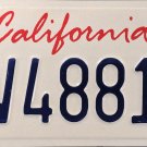 2011 California License Plate (8V48818)