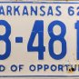 1962 Arkansas License Plate (38-4817)