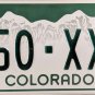 2016 Colorado License Plate (850-XXI)