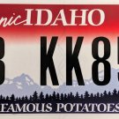 2019 Idaho License Plate (8B KK851)
