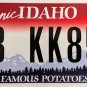 2019 Idaho License Plate (8B KK851)