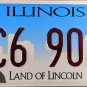 2018 Illinois License Plate (AC6 9024)