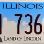 2019 Illinois License Plate (AM 73613)