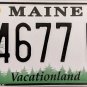 2018 Maine License Plate (4677 WH)
