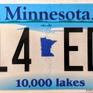 2011 Minnesota License Plate (314 EDZ)
