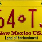 2019 New Mexico License Plate (564 TJH)