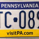 2017 Pennsylvania License Plate (JTC 0891)