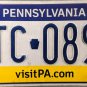 2017 Pennsylvania License Plate (JTC 0891)