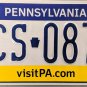 2017 Pennsylvania License Plate (KCS 0872)