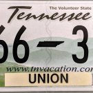 2016 Tennessee License Plate (U66-37F)