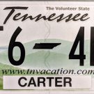 2018 Tennessee License Plate (2F6-4B1)