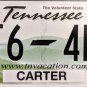 2018 Tennessee License Plate (2F6-4B1)