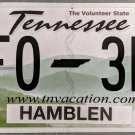 2018 Tennessee License Plate (8F0-3N3)