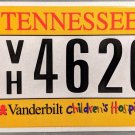 2009 Tennessee Vanderbilt Children's Hospital License Plate (VH 4626)