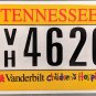 2009 Tennessee Vanderbilt Children's Hospital License Plate (VH 4626)