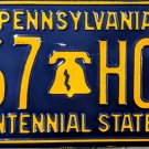 1976 Pennsylvania Bicentennial License Plate (567 H05)