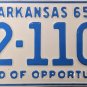 1965 Arkansas License Plate (32-1108)
