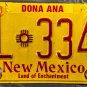 1992 New Mexico License Plate (JL 3342)