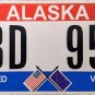 Alaska Disabled Veteran License Plate (DBD 953)