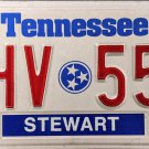 1991 Tennessee License Plate (VHV 557)