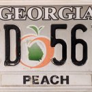 2016 Georgia License Plate (ACD 5676)