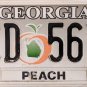 2016 Georgia License Plate (ACD 5676)