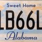 2013 Alabama License Plate (41B66L6)