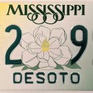 1999 Mississippi License Plate (SK2 991)