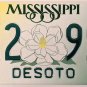 1999 Mississippi License Plate (SK2 991)