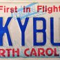 1994 North Carolina Vanity License Plate (SKYBUG)