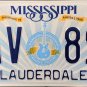 2014 Mississippi License Plate (LAV 899)