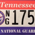 2012 Tennessee National Guard License Plate (NG 17545)