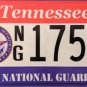 2012 Tennessee National Guard License Plate (NG 17545)