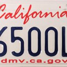 2015 California License Plate (96500L1)