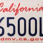 2015 California License Plate (96500L1)