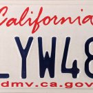 2016 California License Plate (7LYW481)