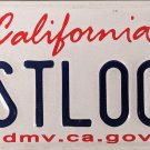 2017 California License Plate (7STL001)