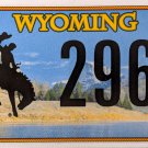2020 Wyoming License Plate (15 2967)