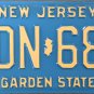 2004 New Jersey License Plate (EON 68T)
