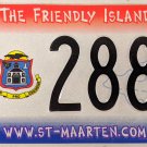 2006 St. Maarten License Plate (M  2884)