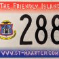 2006 St. Maarten License Plate (M  2884)