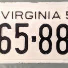 1959 Virginia License Plate (965-883)
