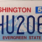 2013 Washington License Plate (AHU2062)