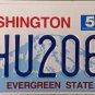2013 Washington License Plate (AHU2062)