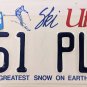 2013 Utah License Plate (951 PLE)