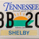 2006 Tennessee License Plate (JBB 201)