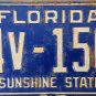 1970/1971 Florida License Plate (14V-1566)